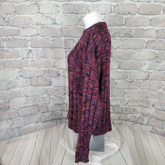 Vintage 80s Multicolor Crew Sweater Men's Large - Picture 13 of 15